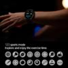 GWENLAND 1,28" Smart Watch Pro – čierny silikónový remienok - Image 4